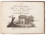 W. A. Mozart. Editions of the piano quartets K. 478 and K. 493, 1794 and 1809
