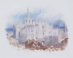 MYLES BIRKET FOSTER | The cathedral, Milan, Italy