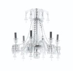 A Baccarat cut-crystal chandelier, ‘Zénith’ model, by Philippe Starck  