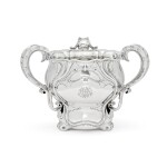 An American Silver 'Martelé' Three-Handled Cup, Gorham Mfg.Co., Providence, Rhode Island, 1899