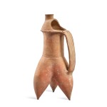 A large pottery tripod ewer, Bronze Age, ealry 2nd Millenium BC 青銅器時代 陶盉