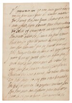 Queen Henrietta Maria | Autograph letter signed, to her brother, begging for help for her son, Charles II, 1649
