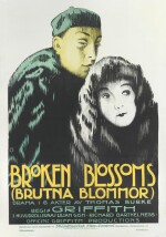 BROKEN BLOSSOMS/BRUTNA BLOMMOR (1919) POSTER, SWEDISH 
