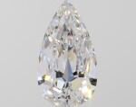 A 1.00 Carat Pear-Shaped Diamond, F Color, SI2 Clarity