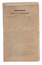 Tennessee | The drafting of the 1835 Tennessee State Constitution