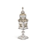 A Parcel-Gilt Silver Spice Tower, possibly Eckert, Hungary, circa 1950