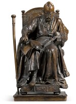 Ivan the Terrible: a bronze figure, after the model by Mark Antokolsky (1843-1902)