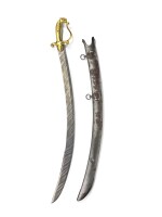 A RARE SWORD WITH BUBRI-PATTERNED WATERED-STEEL BLADE, FROM THE PALACE ARMOURY OF TIPU SULTAN, INDIA, SERINGAPATAM, CIRCA 1782-99