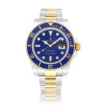 Submariner, Reference 116613 | A yellow gold, stainless steel and diamond-set wristwatch with date and bracelet, Circa 2015 | 勞力士 | Submariner 型號116613 | 黃金及精鋼鑲鑽石鏈帶腕錶，備日期顯示，約2015年製