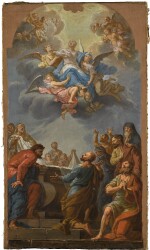 SPANISH SCHOOL, 18TH CENTURY | The Assumption of the Madonna