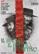 'THE GOOD, THE BAD AND THE UGLY/IL BUONO IL BRUTTO IL CATTIVO' (1966) POSTER, ITALIAN