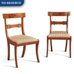 A Pair of Regency Mahogany Side Chairs, Circa 1810
