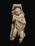 A ROMAN MARBLE SARCOPHAGUS RELIEF FRAGMENT, ATTIC, CIRCA A.D. 220-230