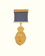 THE KAISAR-I-HIND GOLD MEDAL, AWARDED TO LADY RACHEL EZRA (NÉE SASSOON) IN 1947