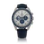 'Snoopy' Speedmaster Stainless steel chronograph wristwatch Circa 2020 | 歐米茄 「'Snoopy' Speedmaster」精鋼計時腕錶，年份約2020