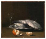 Still Life with Bowl, Glass and Orange