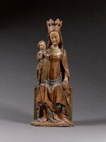 Alpine, circa 1400 | Virgin and Child Enthroned