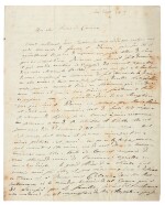Caroline of Brunswick, Queen of the United Kingdom | Autograph letter signed, to Lucien Bonaparte, 1817