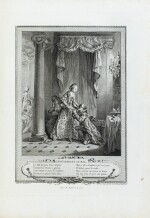 Deux suites d'estampes... Paris, 1774-1776. Rare édition de la première suite datée de 1774.