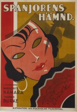 CARMEN/SPANJORENS HAMND (1932) POSTER, SWEDISH