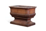 A REGENCY OVERSCALE MAHOGANY WINE COOLER, CIRCA 1820, ATTRIBUTED TO GILLOWS