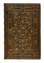 Serlio, Il terzo libro; Regole generali, Venice, 1540, both printed on blue paper and bound together by the Cupid's Bow Binder
