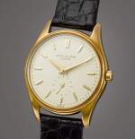 Reference 2526 | A well preserved yellow gold wristwatch with enamel dial, Made in 1958 | 百達翡麗 | 型號2526 | 黃金腕錶，備琺瑯錶盤，品相優良，1958年製