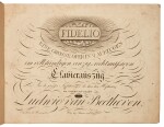 L.v. Beethoven. First edition of the vocal score of "Fidelio", 1814