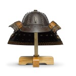An iron eight plate Kabuto [helmet] | The bowl Momoyama - Edo period, 16th - 17th century