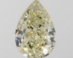 A 1.05 Carat Fancy Light Yellow Pear-Shaped Diamond, VS2 Clarity