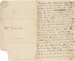 Horatio, Viscount Nelson | Autograph letter signed, to Emma Hamilton, on his desire to marry her, 3 February 1801