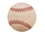 1947-53 Joe DiMaggio & Marilyn Monroe Dual Signed OAL Harridge Baseball (JSA)