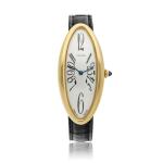 Reference 2605 Baignoire Allongee  A large yellow gold oval wristwatch, Circa 2005