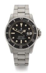 ROLEX | SUBMARINER, REFERENCE 1680, STAINLESS STEEL WRISTWATCH WITH DATE AND BRACELET, CIRCA 1977