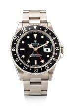 ROLEX | GMT-MASTER, REFERENCE 16700 | A STAINLESS STEEL DUAL TIME ZONE WRISTWATCH WITH DATE AND BRACELET, CIRCA 1993  | 勞力士 | GMT-Master 型號16700 精鋼兩地時間鏈帶腕錶，備日期顯示，約1993年製