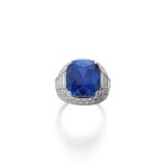 Sapphire and diamond ring, 'Trombino' | 寶格麗 藍寶石及鑽石 'Trombino' 戒指