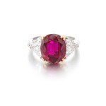 Ruby and diamond ring (Anello in diamanti e rubino)