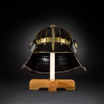A fine so-fukurin suji-bachi [helmet with raised ridges] | Edo period, 18th century