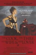 THE COOK, THE THIEF, HIS WIFE AND HER LOVER (1989) 1990 FIRST AMERICAN RELEASE POSTER, SIGNED BY HELEN MIRREN AND PETER GREENAWAY