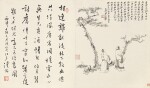 張大千　不忍話舊圖 | Zhang Daqian (Chang Dai-chien, 1899-1983), Scholars under Pine Tree