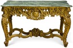 A Louis XIV style carved giltwood centre table, late 19th century