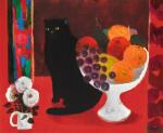 MARY FEDDEN, R.A. | STILL LIFE WITH CAT