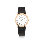 PATEK PHILIPPE | REFERENCE 3520  A PINK GOLD WRISTWATCH WITH ENAMEL DIAL, CIRCA 2000