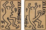 Keith Haring 凱斯 · 哈林  |  Untitled (Two Works)  無題（兩幅作品）