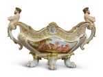 A LARGE MEISSEN BACCHIC-SUBJECT CENTERPIECE, LATE 19TH CENTURY