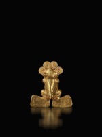 Coclé Gold Frog Pendant, circa AD 800 - 1500