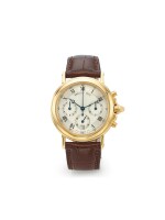 BREGUET | REF 3460 MARINE CHRONOGRAPH, A YELLOW GOLD AUTOMATIC CHRONOGRAPH WRISTWATCH WITH DATE CIRCA 1995