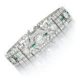 Emerald and diamond bracelet, 1920s