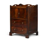 A George III mahogany bedside commode, circa 1780-90, attributed to Gillows