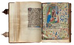 Book of Hours, in Latin and French | Illuminated manuscript on vellum, [France, later fifteenth century], red morocco